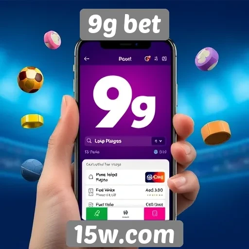 Experiência móvel no site 9g bet